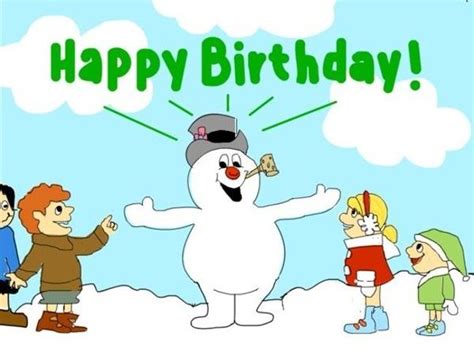 frosty happy birthday meme